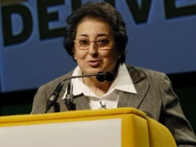 UNFPA director Thoroya Obaid