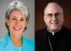 Gov. Kathleen Sebelius  /  Archbishop Joseph Naumann of Kansas City?w=200&h=150