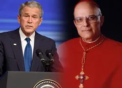 President George W. Bush / Cardinal Francis George?w=200&h=150