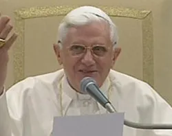Pope Benedict speaks at a general audience.?w=200&h=150