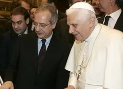 Walter Veltroni Rome's mayor with Pope Benedict XVI?w=200&h=150