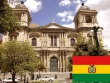 The cathedral in La Paz, Bolivia