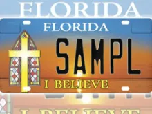 The design for Florida's Christian license plate