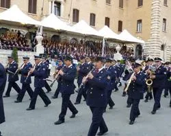 The Gendarmerie band marches during the Vatican's Sept. 29 ceremony?w=200&h=150