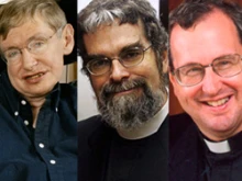 Dr. Stephen Hawking, Br. Guy Consolmagno and Fr. Robert Spitzer