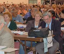Lutherans at the ELCA convention reacting to the vote on sexuality?w=200&h=150