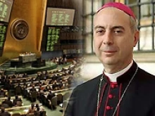 Archbishop Dominique Mamberti the secretary for Relations with States