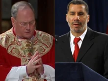 Archbishop Timothy Dolan / Gov. David Paterson