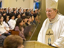 Cardinal George Pell addressing the Fraternas in Lima