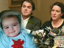 Phebe Mantha and her parents