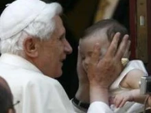 Pope Benedict at the ecumenical prayer service