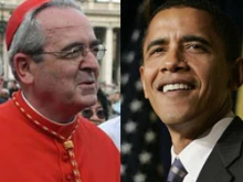Cardinal Justin Rigali / President Obama
