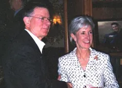 Governor Kathleen Sebelius at the reception with George Tiller. Photo ?w=200&h=150