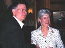 Governor Kathleen Sebelius at the reception with George Tiller. Photo 