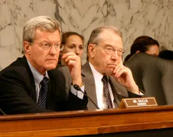 Sens. Max Baucus and Chuck Grassley at a Senate Finance Committee meeting.?w=200&h=150
