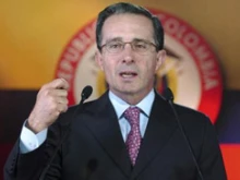 Colombian President Alvaro Uribe