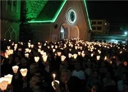 Catholics gathered at a vigil in Saigon in solidarity with their fellow believers?w=200&h=150