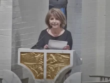 Ruth Prats offers a reflection on her relationship with Father Otis Young before Mass in June 2022.