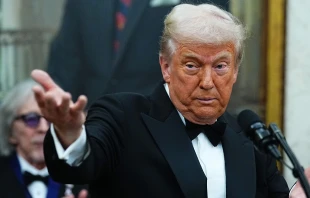 U.S. President Donald Trump delivers remarks on Dec. 6, 2025, in Washington, D.C. Credit: Aaron Schwartz/Getty Images