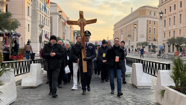 "With the pilgrimage, the prisoners assumed a new responsibility and embarked on a new path." Credit: Photo courtesy of Víctor Aguado