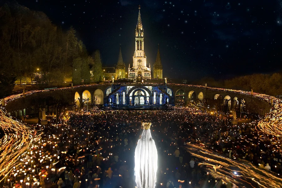 Lourdes Nights' to draw pilgrims to Sanctuary of Our Lady of Lourdes in France after pandemic closure | Catholic News Agency