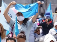 A pro-life march in Mexico City, Oct. 3, 2021.