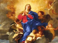 Mary. Artist Giovanni Battista Gaulli, Museu da Casa Brasileira.