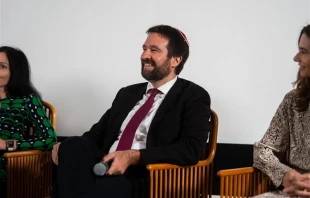 Rabbi Joshua Stanton attends “Called to Friendship: Nostra Aetate at 60,” an event organized by the Philos Project and the National Shrine of Pope John Paul II on Oct. 28, 2025. Credit: Jack Haskins
