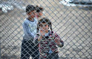 Syrian children at a refugee camp.   Procyk Radek/Shutterstock.