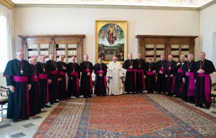 Pope Francis received at the Vatican members of the  USCCB Region XII for their “ad Limina Apostolorum” visit on Feb. 3, 2020.   Vatican Media