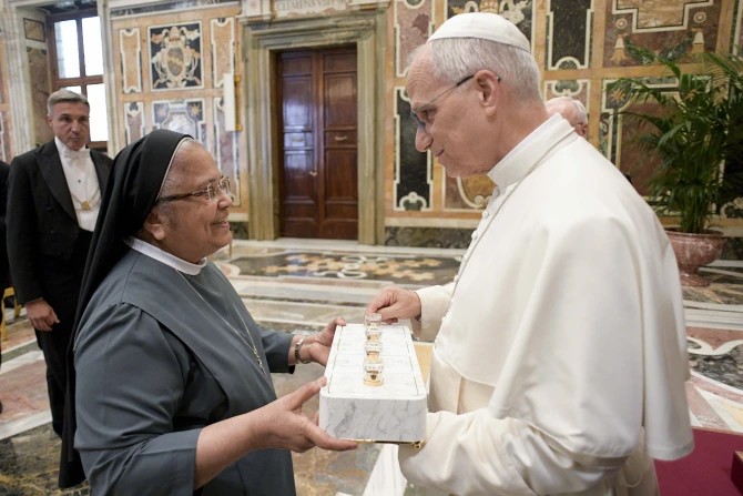 Pope Leo XIV on Sept. 18, 2025