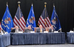 President Trump’s Religious Liberty Commission meets on Sept. 29, 2025, in Washington, D.C. Credit: Tessa Gervasini/CNA