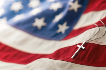 Religious freedom flag/cross