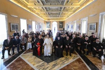 Pope Leo meets with ecumenical group