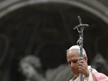 Pope Leo XIV celebrates Mass for the Jubilee of Prisoners in St. Peter’s Basilica on Dec. 14, 2025.