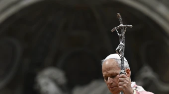 Pope Leo XIV celebrates Mass for the Jubilee of Prisoners in St. Peter’s Basilica on Dec. 14, 2025.