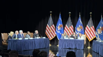 The Trump administration’s Religious Liberty Commission meets in Washington, D.C., on Monday, June 16, 2025.