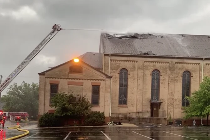 Rockford church fire