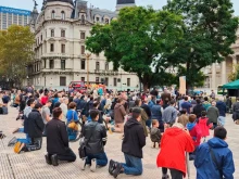 The Men's Rosary in Buenos Aires on May 6, 2023.