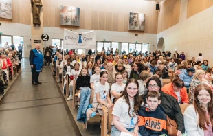 The All Ireland Rosary Rally has attracted increasingly larger crowds. This year’s rally included a youth conference and a prayer vigil in the basilica to welcome the feast of Pentecost on June 8, 2025. Credit: Photo courtesy of the All Ireland Rosary Rally