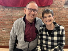 Mark and Kathleen Rosing from Kentucky attended the first Deaf Eucharisitc Congress held at the National Shrine of St. Elizabeth Ann Seton in Emmitsburg, Maryland, April 4–6, 2025.