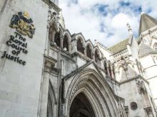 The Royal Courts of Justice, which houses the High Court and Court of Appeal of England and Wales.