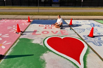 Christian parking spot