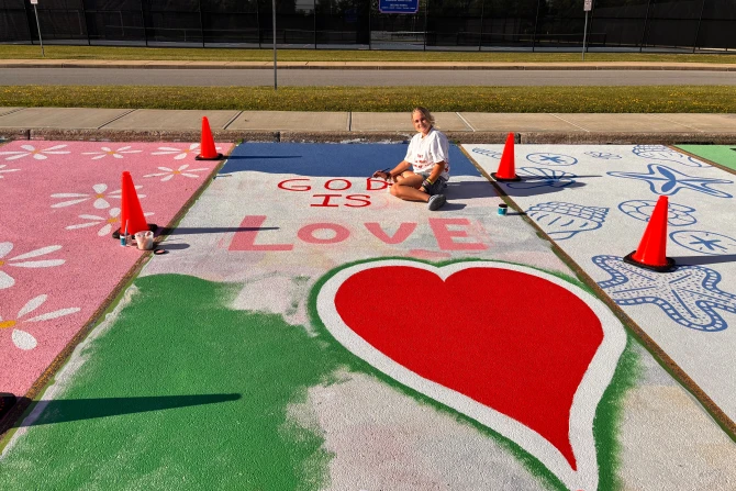 Christian parking spot