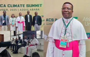 Bishop Roger Coffi Anoumou of the Diocese of Lokossa in Benin represented the Symposium of Episcopal Conferences of Africa and Madagascar (SECAM) at the second African Climate Summit on Sept. 7-8, 2025, in Addis Ababa, Ethiopia. Credit: SECAM