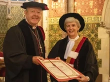 St. Patrick’s Pontifical University confers a theology doctorate on Sister Orla Treacy.