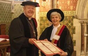 St. Patrick’s Pontifical University confers a theology doctorate on Sister Orla Treacy. Credit: St. Patrick’s Pontifical University, Maynooth