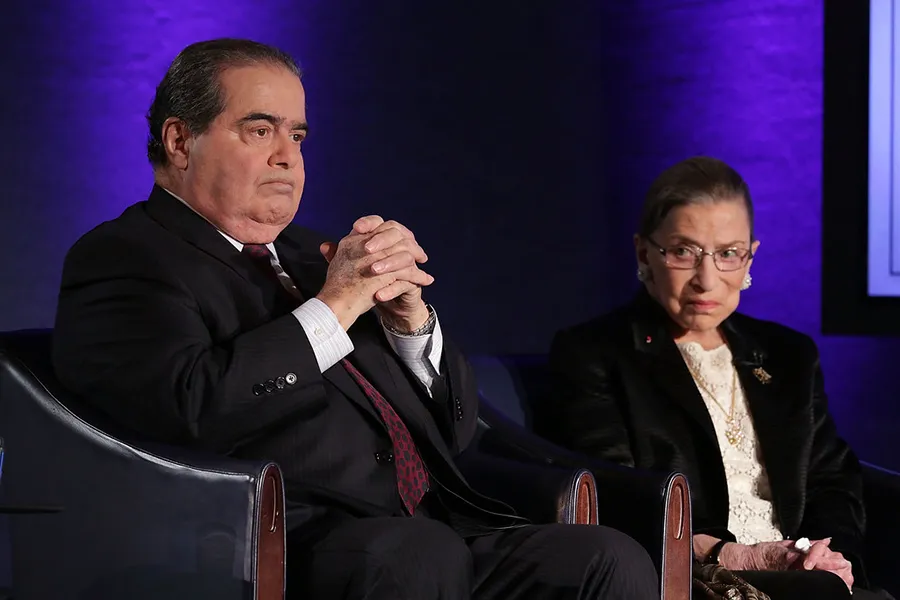 Antonin Scalia and Ruth Bader Ginsburg at the National Press Club in Washington, DC, April 17, 2014. Public domain?w=200&h=150