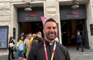 Father Cosimo Schena is a priest at St. Francis Parish in the Diocese of Brindisi in southern Italy. Credit: Victoria Cardiel/EWTN News