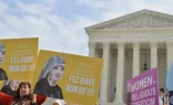 Religious sisters show their support for the Little Sisters of the Poor outside the Supreme Court, where oral arguments were heard on March 23, 2016, in the Zubik v. Burwell case against the HHS mandate.